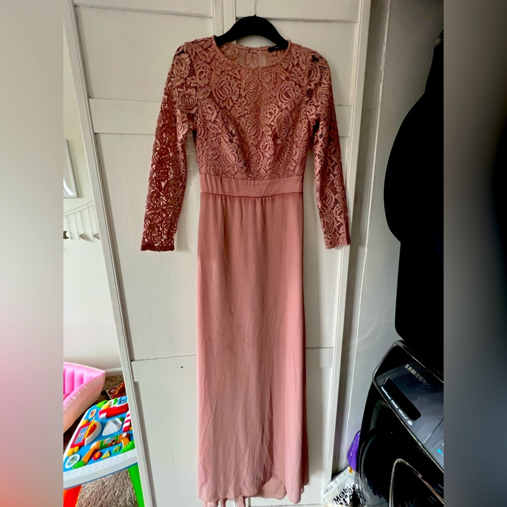 Pink bridesmaid dress